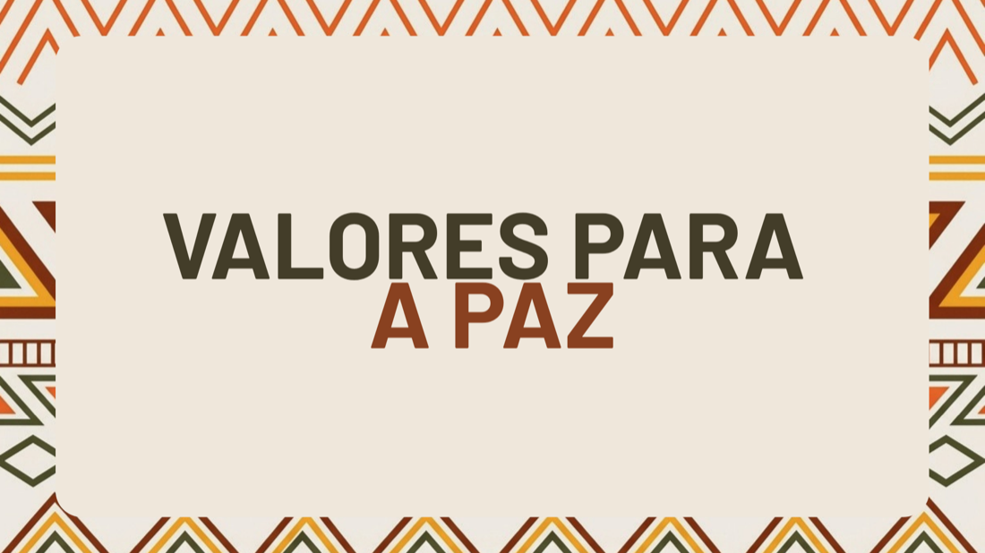 Capa do módulo Valores para a Paz